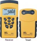 AR-851超聲波測距儀測量范圍 0.5～60m 20inch~197feet .測量精確度 ±1% ,公英制轉(zhuǎn)換  ,工作環(huán)境 0~40℃ 30~70%RH  ,激光定位顯示選擇  