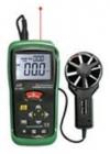 多功能紅外測溫風(fēng)速儀 DT-6203 量程：0.3-30.0m/s；分辯率：0.1，準(zhǔn)確率：3%，單位可以轉(zhuǎn)換：m/s；Knots；Km/Hr；Fr/min；MPH；Air Flow(CFM)；Air Flow(CMM)；溫度范圍：0～60℃；分辨率：0.1；精確度：±2℃ 