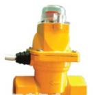 DCF80型燃?xì)馇袛嚅y是控制氣源管道通、斷的裝置，可與帶有輸出開關(guān)的各類燃?xì)庑孤﹫?bào)警器或ＣＯ熄火保護(hù)報(bào)警器及大容量燃?xì)鉄崴髋涮资褂谩９ぷ鲏毫Γ?.5-5Kpa
