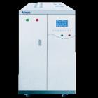 AN97045TSH  單相輸出程控變頻電源 輸出電壓低檔1～150V，高檔1～300V，效率高于85％。輸出容量：45KVA；電路方式：大屏幕液晶（320*240）顯示，IGBT/PWM脈沖寬度調(diào)節(jié)方式；工作方式：普通方式/步階方式（編程）/漸變方式（編程） 
