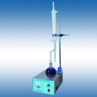 SYA-260石油產(chǎn)品水分試驗器,測定石油產(chǎn)品中的水含量，用百分數(shù)表示。電爐加熱功率：350W.蒸餾燒瓶：500ml.直管式冷凝管。
