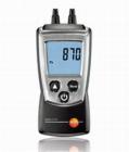 testo 510  差壓儀 0～100 hPa差壓測量，顯示滿量程的壓力值，溫度補償，背部帶磁鐵，便于放置  連接皮托管，測量風速（產(chǎn)品不包括皮托管） 空氣密度補償


