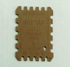 Elcometer 154塑料濕膜梳 ABS塑料材質(zhì)，Elcometer 154塑料濕膜梳為一次性使用的測(cè)量器具，針對(duì)ISO或用戶要求記錄濕膜厚度。每片濕膜梳上有公制和英制二種量程，一面為50~800μm，另一面為2~32mils。


