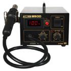 ·傳感器閉合回路控制，溫度精確穩(wěn)定,可安全拆焊QFP,PLCC,SOP,BGA

  等對(duì)溫度敏感的元器件。

·智能冷卻系統(tǒng)，工作完畢關(guān)機(jī)后延時(shí)送風(fēng),風(fēng)溫低于100℃后自動(dòng)切斷電源。

·采用原裝進(jìn)口發(fā)熱絲，升溫快速，使用壽命長(zhǎng)，焊接安全性能好，溫度恒定可調(diào)。

·采用原裝進(jìn)口氣泵、低振動(dòng)、無(wú)噪音設(shè)計(jì)、保持工作環(huán)境的清靜。

·設(shè)計(jì)溫度采用數(shù)碼LED顯示，使操作更方便。

·防靜電設(shè)計(jì)，防止因靜電及漏電而損壞PCB板。
