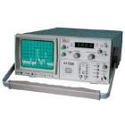       頻譜分析儀通常顯示沒有處理過的原信號的信息，電壓、功率、周期、波形、邊帶和頻率的譜波失真，雙音交調(diào)失真和雜波探測。很好的對遙控器、對講機、測量發(fā)射接收機、無繩電話測量進行分析。還可廣泛用應(yīng)于教學(xué)、科研。安泰信頻譜分析儀能真正看到電信

（如射頻脈沖信號）用傅利葉級數(shù)展開出來的圖像，教學(xué)上更容易理解，科研上更清楚。
