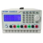 特點(diǎn)及優(yōu)點(diǎn)

·數(shù)字化可編程程控電源。

·3路可調(diào)輸出，具有獨(dú)立、串聯(lián)、并聯(lián)三種工作模式。

·192*64LCD顯示器，可同時(shí)顯示多組設(shè)定及輸出值(可變更顯示模式)。

·窗口化直覺(jué)式智能型操作接口，方便使用者操作。

·搞穩(wěn)定度、低漂移。

·過(guò)電壓、過(guò)電流、過(guò)溫度保護(hù)等多重保護(hù)方式。

·智能型風(fēng)扇控制(隨著輸出功率變換)。

·內(nèi)建蜂鳴器作為警告提示。

·精確軟件校正。

·飛梭旋鈕(微調(diào)與粗調(diào))

·90組設(shè)定記憶存儲(chǔ)。

·獨(dú)立、串聯(lián)、并聯(lián)模式。

·1秒的定時(shí)器為輸出工作回路(Auto Step runing)
