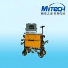 詳細(xì)信息
GCT-8型數(shù)字鋼軌探傷儀簡介
GCT-8型鋼軌超聲波探傷儀，是我所最近研制的新一代數(shù)字化手推車式鋼軌超聲波探傷設(shè)備。適宜于探測國產(chǎn)、
進(jìn)口的鋼軌中的各種缺陷。
該儀器具有８路獨(dú)立的發(fā)射、接收通道，其中7個通道用于鋼軌探傷，1個通道用于校對傷損或作為焊縫探傷儀、
use，一臺探傷儀可同時獲得鋼軌探傷、焊縫探傷功能，具有 非常高高的性能價格比。 
本儀器在鋼軌探傷儀中首創(chuàng)了B型顯示功能，真正實(shí)現(xiàn)直觀易懂的超聲波探傷；本儀器同時具有波形記憶、本機(jī)直
接回放或通過U盤將存貯的探傷數(shù)據(jù)傳遞到微機(jī)回放功能，并具有自動記錄探傷作業(yè)參數(shù)（黑匣子）功能，實(shí)現(xiàn)了
探傷作業(yè)的微機(jī)化管理；另外儀器還具有探傷靈敏度自動控制、探頭自動檢測功能，有效地保證探傷質(zhì)量，防止
漏探事故。該儀器執(zhí)行TB/T 2340-2000《多通道Ａ型顯示鋼軌超聲波探傷儀技術(shù)條件》
