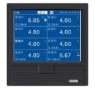 KT500R藍(lán)屏無紙記錄儀，國際二級字庫T6拼音輸入法，縱橫走紙自由選擇自定義曲線顏色，信號萬能輸入高精度低溫漂，TFT液晶真彩顯示點(diǎn)陣輸入320*240，橡膠微動按鍵延長按鍵使用壽命，U盤、SD卡雙卡備份，U盤實(shí)現(xiàn)數(shù)據(jù)轉(zhuǎn)存，SD卡實(shí)現(xiàn)海量存儲。
